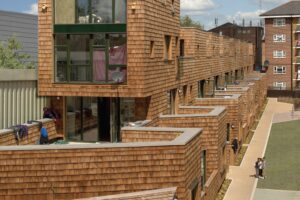 ‘lived-in’ Beveridge Mews, a Peter Barber-designed housing project in Stepney Green, London