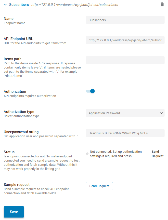 adding create endpoint