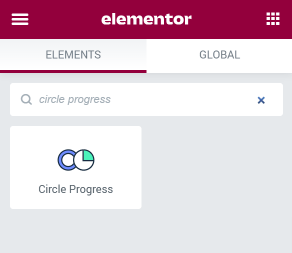 Circle Progress widget