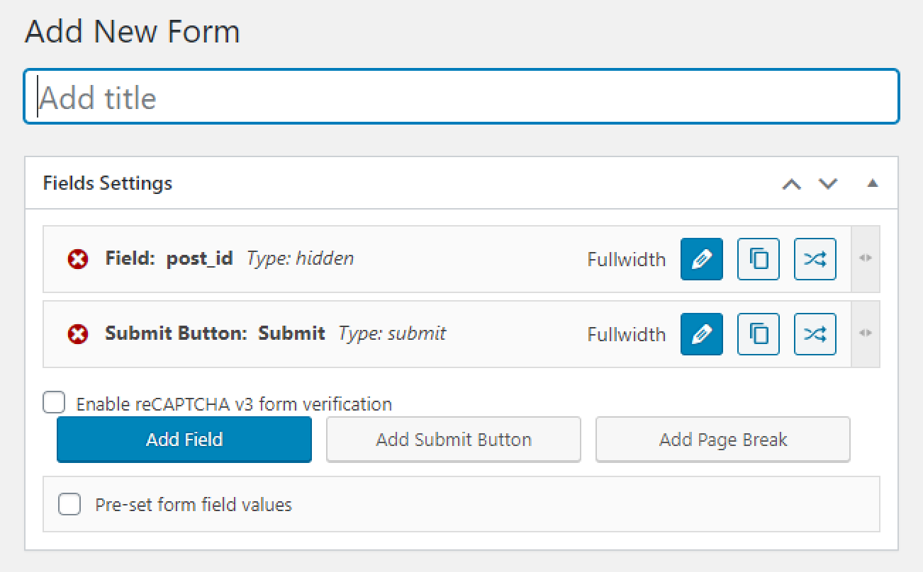 adding form fields