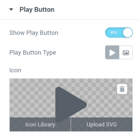 Play Button settings