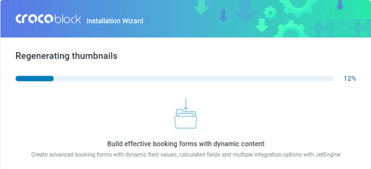 Crocoblock Wizard regenerating thumbnails