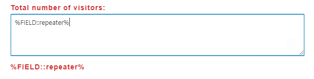 repeater formula field