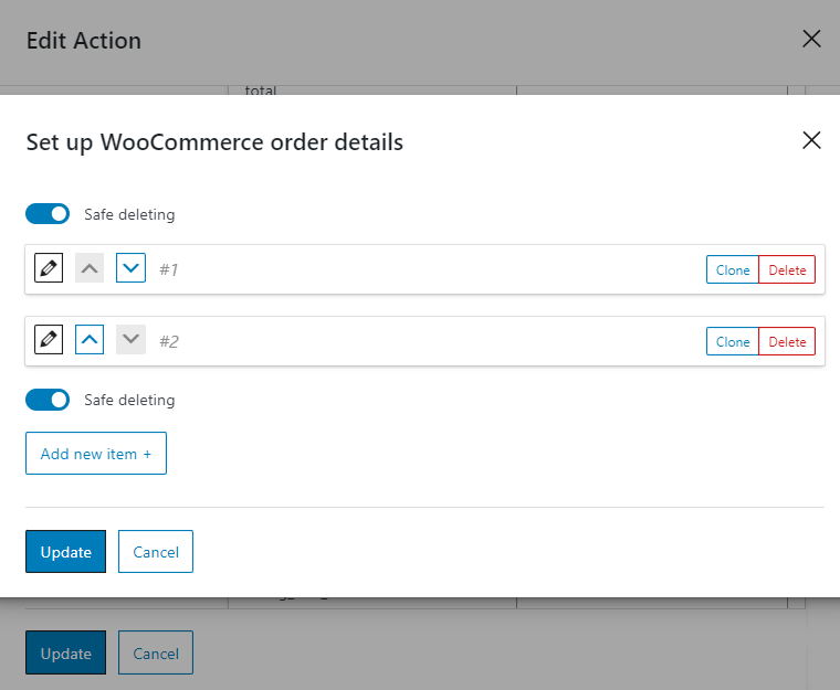 set up WooCommerce order details