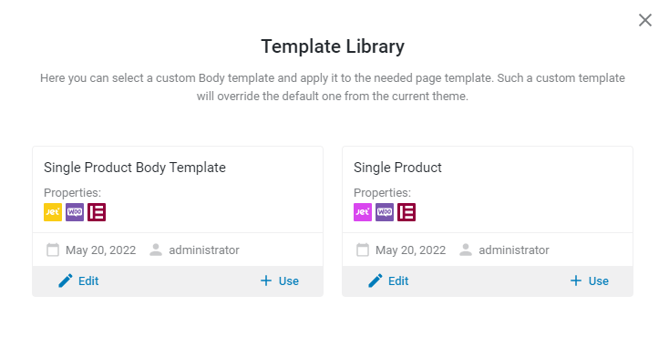 template library