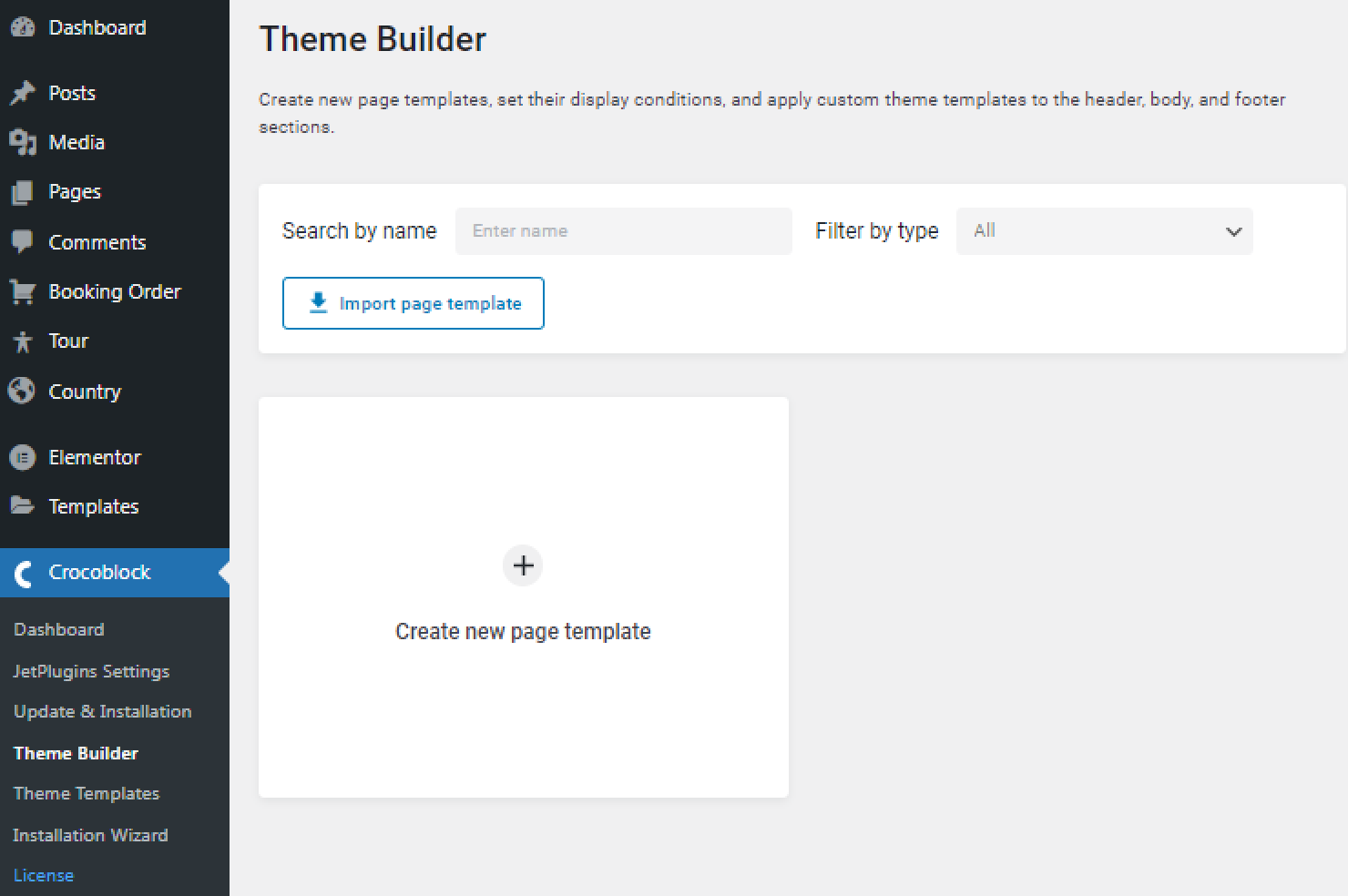 crocoblock theme builder