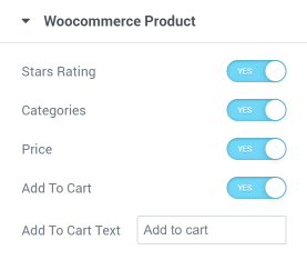 Woocommerce Product settings